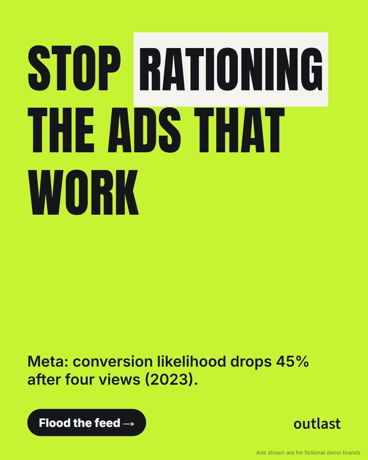 Outlast's own ad, stop rationing